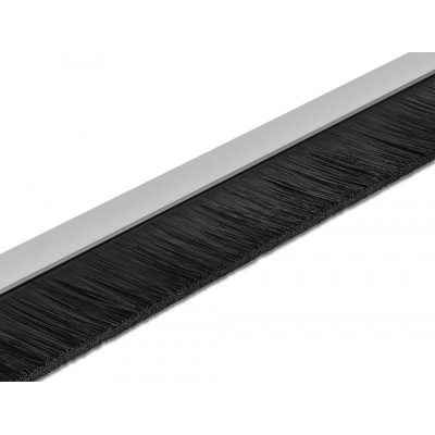 Delock Brush strip 40 mm with aluminium profile straight - length 1 m 2