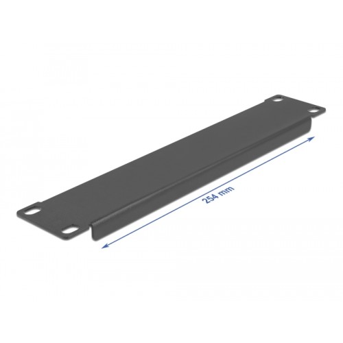 Delock 10″ Network Cabinet Blind Cover 1U black