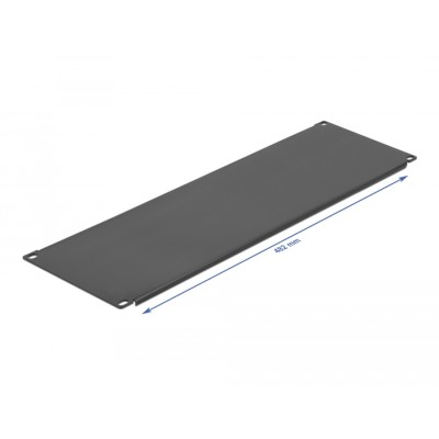 Delock 19″ Network Cabinet Blind Cover 4U black 2