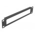 Delock 10″ Network Cabinet Panel with opening 1U black