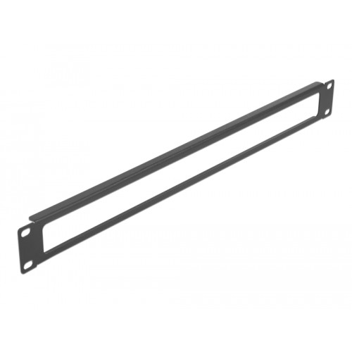 Delock 19″ Network Cabinet Panel with opening 1U black