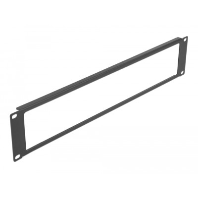 Delock 19″ Network Cabinet Panel with opening 2U black