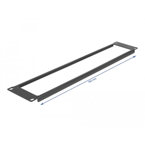 Delock 19″ Network Cabinet Panel with opening 2U black