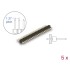 Delock Pin header 20 pin, pitch 1.27 mm, 1-row, straight, 5 pieces