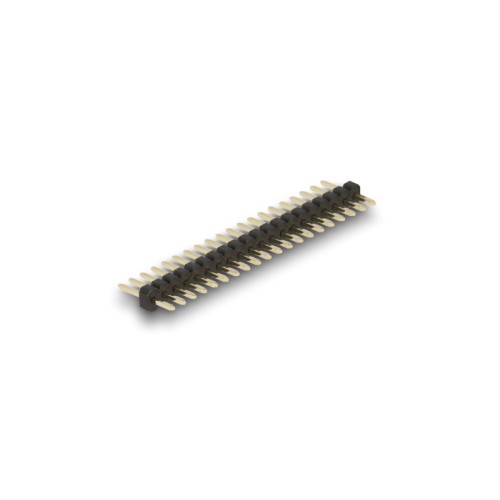 Delock Pin header 20 pin, pitch 1.27 mm, 1-row, straight, 5 pieces
