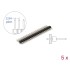 Delock Pin header 20 pin, pitch 2.54 mm, 1-row, straight, 5 pieces