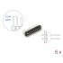 Delock Pin header 10 pin, pitch 2.54 mm, 2-row, straight, 5 pieces