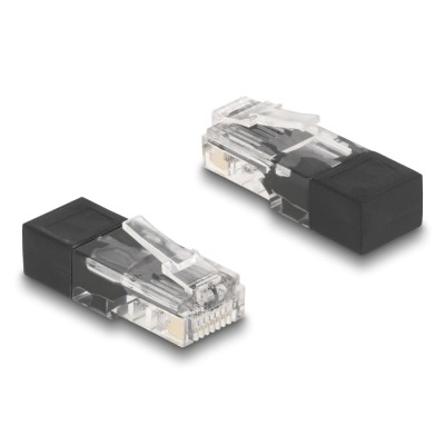 Delock RJ45 plug with terminating resistor