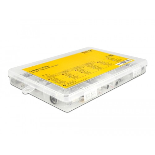 Delock Crimpbox 48 pieces 50 Ohm with BNC, TNC and N connectors