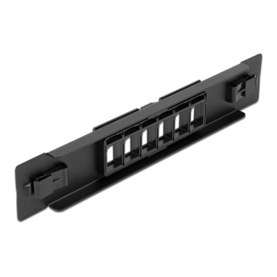 Delock 10″ Keystone Patch Panel 6 Port tool free 2