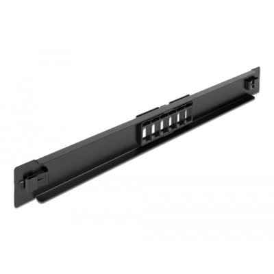 Delock 19″ Keystone Patch Panel 6 Port tool free 2