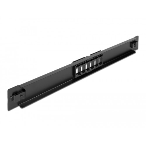 Delock 19″ Keystone Patch Panel 6 Port tool free