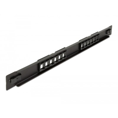 Delock 19″ Keystone Patch Panel 12 Port tool free 2