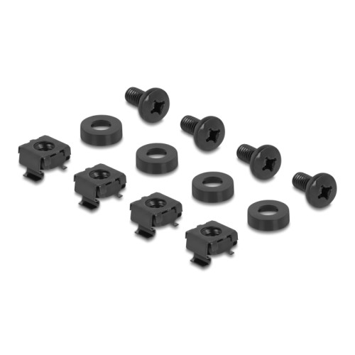 Delock 19″ Keystone Patch Panel 48 port 3U black