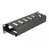 Delock 10″ Cable Management Routing Panel with opening 1U black
