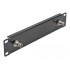 Delock 10″ Panel with 2 x BNC jack 1U black