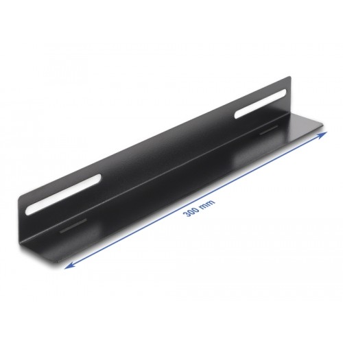 Delock 19″ Mounting Bracket for network cabinet 300 x 40 mm 2 pieces