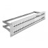 Delock 19″ Keystone Patch Panel 48 port with strain reliefs 2U grey