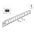 Delock 19″ D-Type Patch Panel 12 port tool free grey