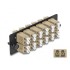 Delock Fiber Optic Adapter Panel LC Duplex OM1 / OM2 12 Port beige