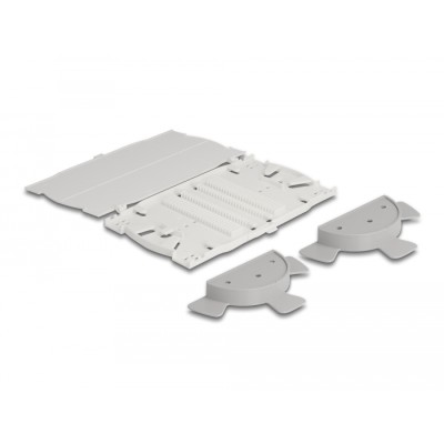 Delock Fiber Optic Splice Cassette 24 fibers white