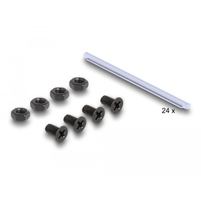 Delock Fiber Optic Splice Cassette 24 fibers white 2