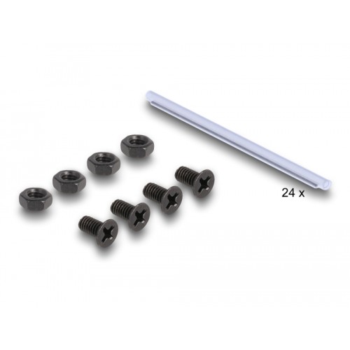 Delock Fiber Optic Splice Cassette 24 fibers white