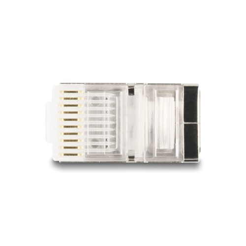 Delock RJ50 Modular plug Cat.5e with bend protection boots 25 pcs set