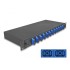 Delock 19″ Optical Fiber Splice Box 12 x SC Duplex OS2 1U complete assembled