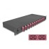Delock 19″ Optical Fiber Splice Box 12 x SC Duplex OM4 1U complete assembled