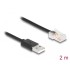 Delock UPS Communication Cable USB 2.0 Type-A to USB RJ50 2 m