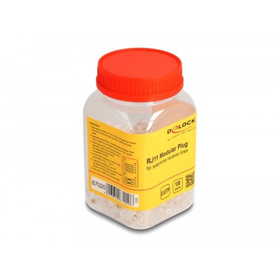 Delock RJ11 Modular Plug 100 pcs 2