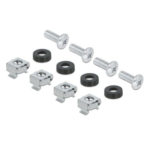 Delock 19″ Blind Panel with round holes 1U black