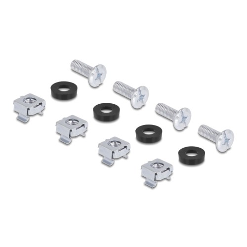 Delock Universal Rack Mounting Set 2 pieces black