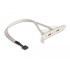 Delock Slot bracket 2 x USB 2.0 type A female external