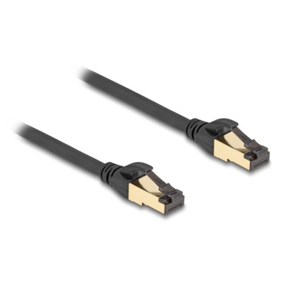 Delock RJ45 Network Cable Cat.6A male to male S/FTP black 5 m with Cat.7 raw cable suitable for industrial and outdoor use 2