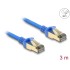 Delock RJ45 Network Cable Cat.8.1 F/FTP Slim 3 m blue