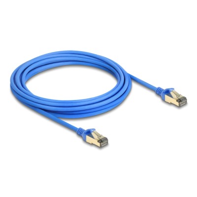 Delock RJ45 Network Cable Cat.8.1 F/FTP Slim 5 m blue 2
