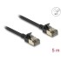 Delock RJ45 Network Cable Cat.8.1 F/FTP Slim Pro 5 m black