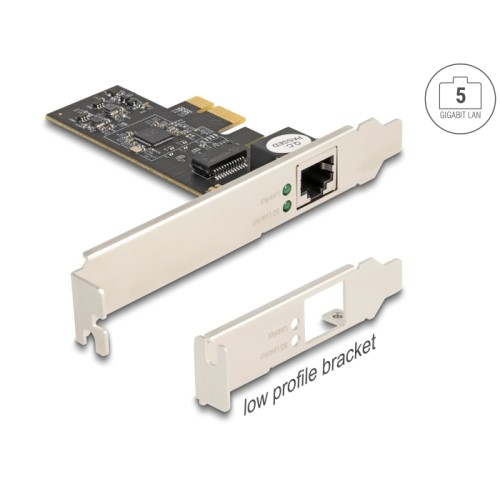 Delock PCI Express x1 Card to 1 x RJ45 5 Gigabit LAN RTL8126