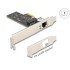 Delock PCI Express x1 Card to 1 x RJ45 5 Gigabit LAN RTL8126