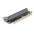 Delock Riser Card PCI Express 3.0 x16 male to x16 slot 90° right angled - Slot height 23 mm