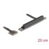 Delock Adapter Mini PCIe male to PCIe 3.0 x16 slot 90° angled with cable 20 cm