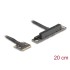 Delock Adapter Mini PCIe male to PCIe 3.0 x8 slot 90° angled with cable 20 cm