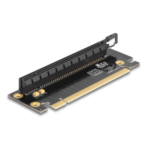 Delock Riser Card PCI Express 3.0 x16 male to x16 slot 90° left angled - Slot height 35 mm