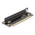 Delock Riser Card PCI Express 3.0 x16 male to x16 slot 90° left angled - Slot height 35 mm