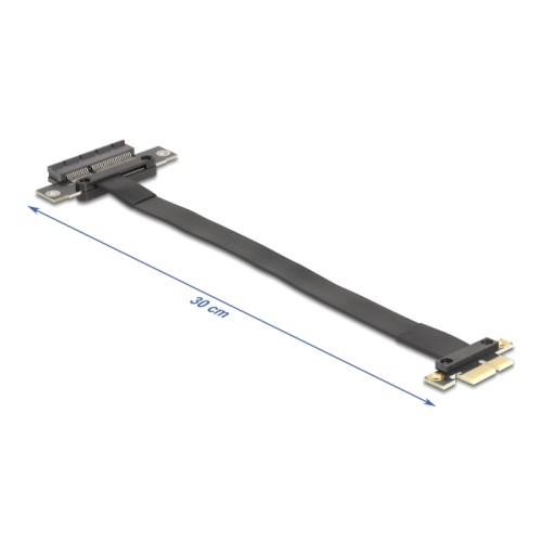 Delock Riser Card PCI Express 3.0 x1 male to x4 slot with cable 30 cm