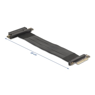 Delock Riser Card PCI Express 3.0 x4 male to x8 slot with cable 30 cm 2