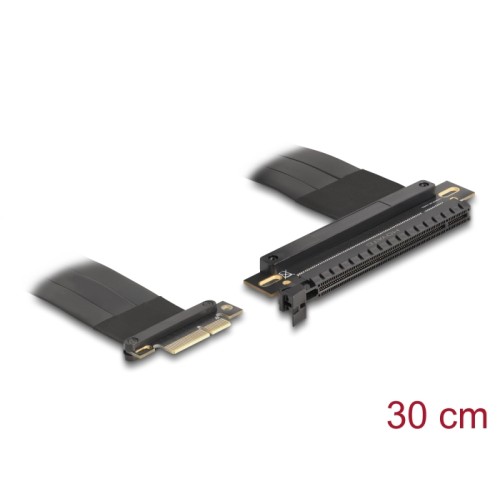 Delock Riser Card PCI Express 3.0 x4 male to x16 slot with cable 30 cm