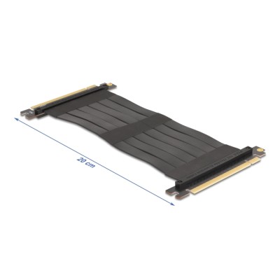 Delock Riser Card PCI Express 3.0 x16 male to x16 male with cable 20 cm 2